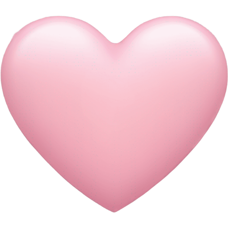 light pink heart  emoji