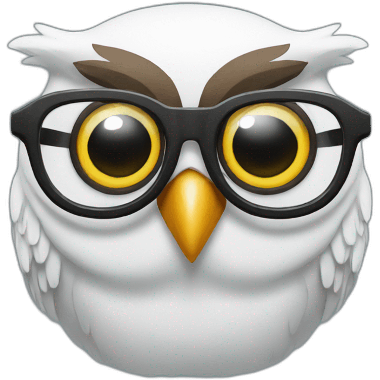 owl with big glasses emoji