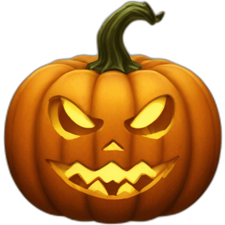 evil scary pumpkin emoji