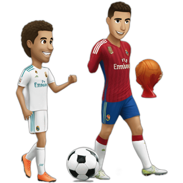 Ronaldo with réal Madrid  emoji