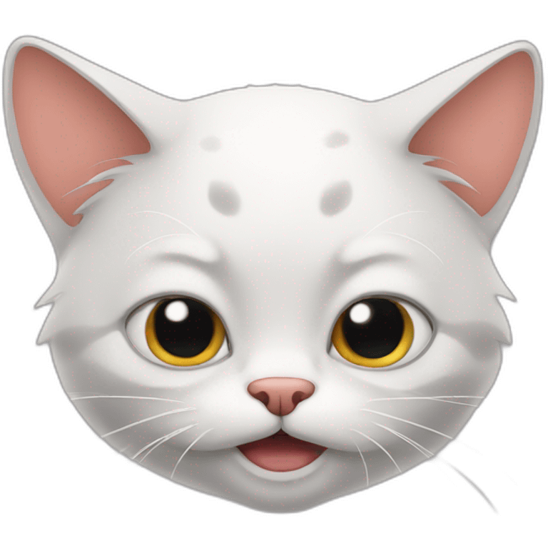 ugly cat emoji