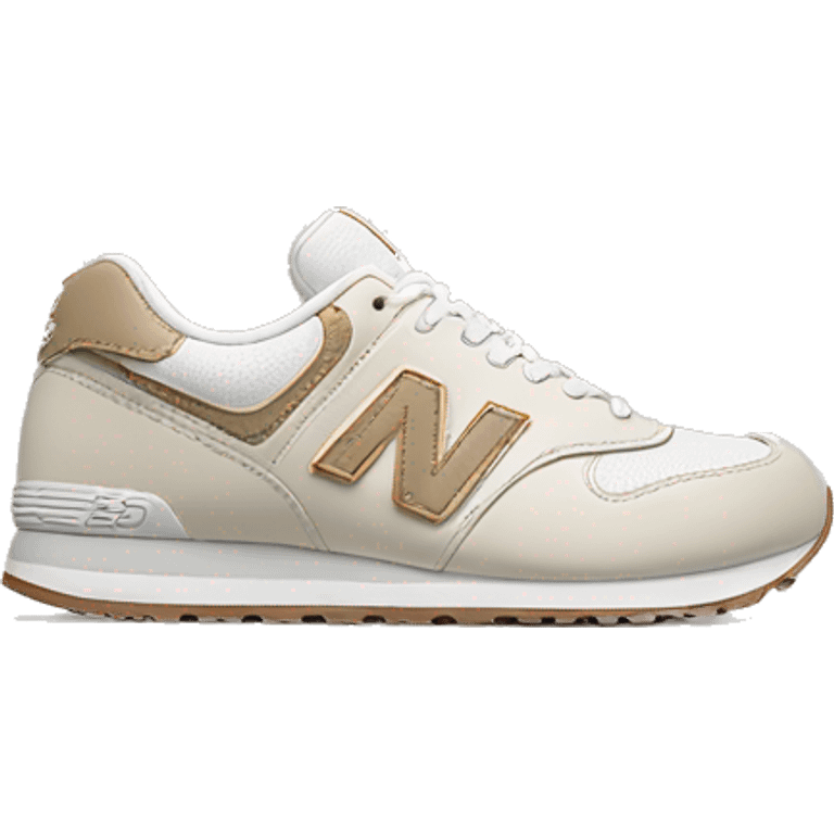 White and beige New Balance shoes emoji