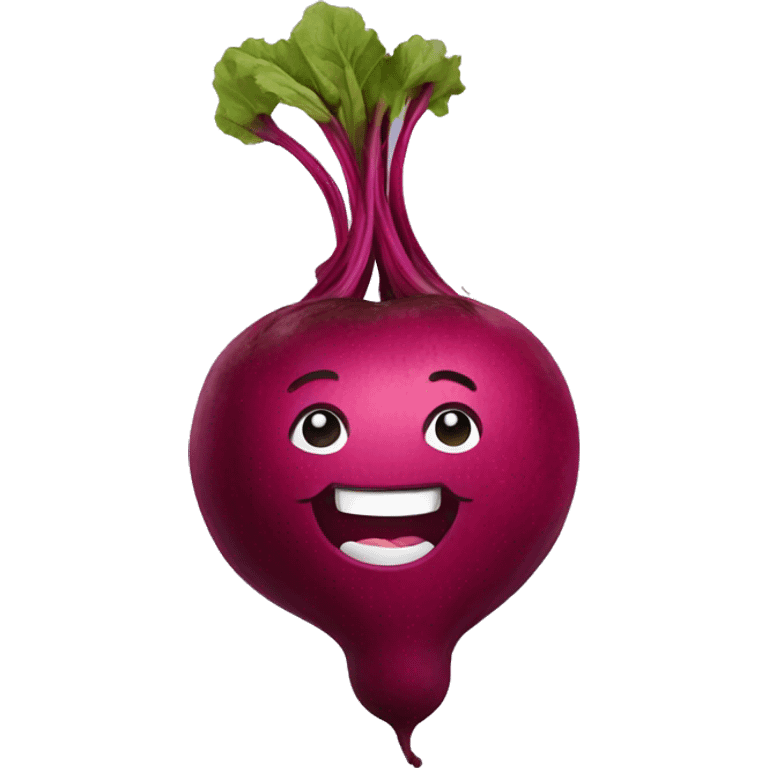 happy beet emoji