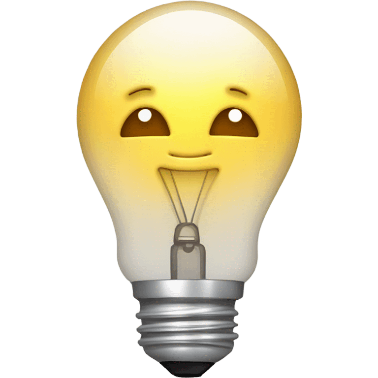 lightbulb euro symbol emoji