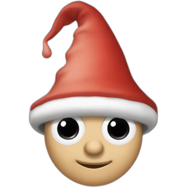 gnome hat over eyes emoji