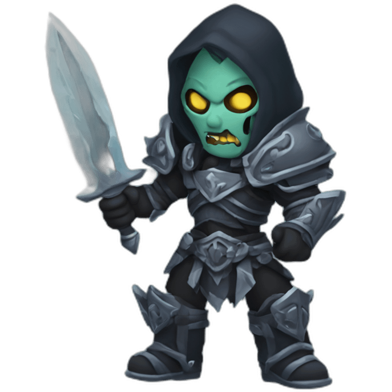 Death Knight, cartoon, emojis, tiktok emoji