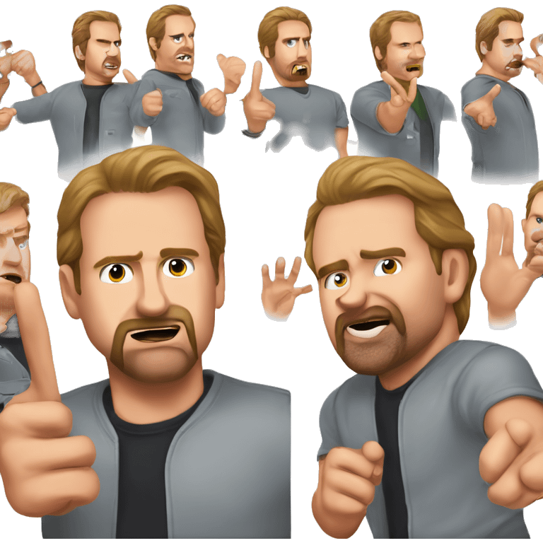 russ hanneman from the silicon valley slapping emoji