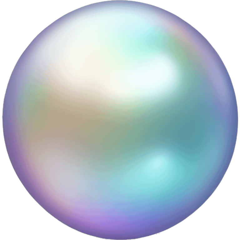 iridescent pearl  emoji