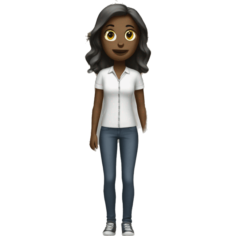 full body girl community manager emoji