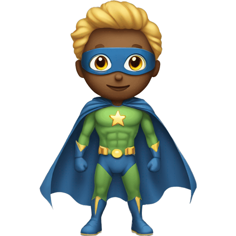 Super parent superhero emoji