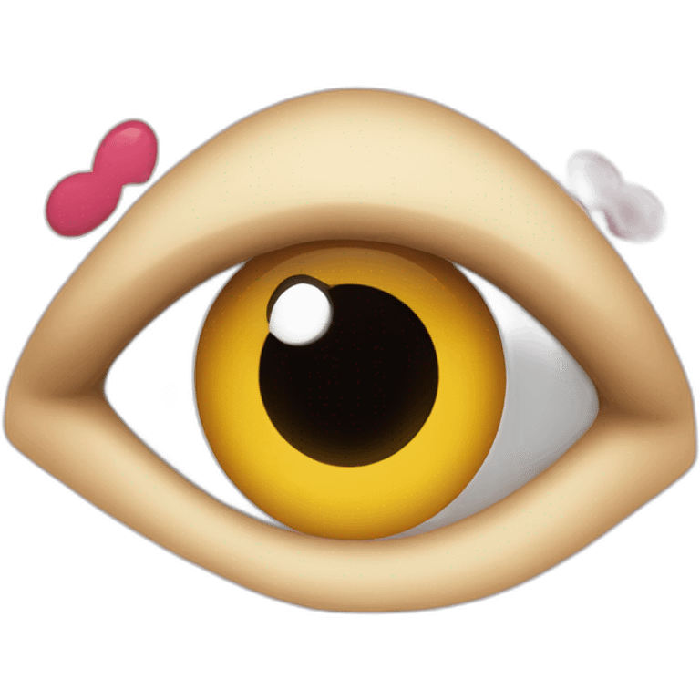 In eyes love shape emoji