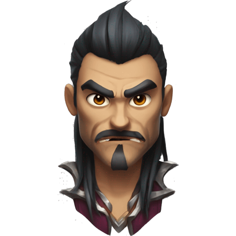 Draven from league of legends make him angrier tho emoji