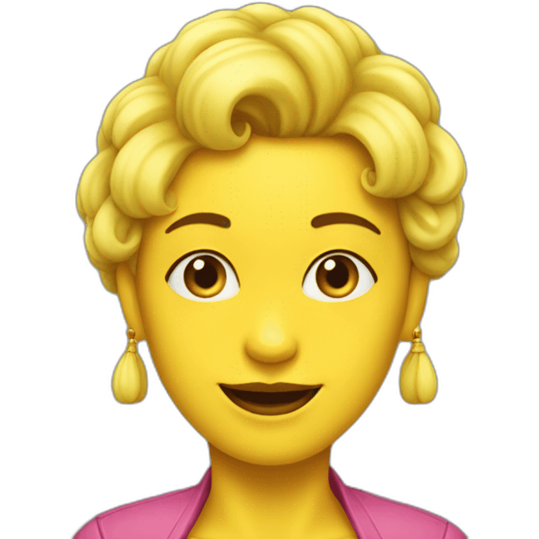 The lady from Chiquita Banana emoji