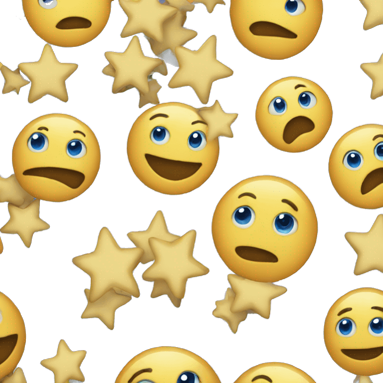 blue stars emoji