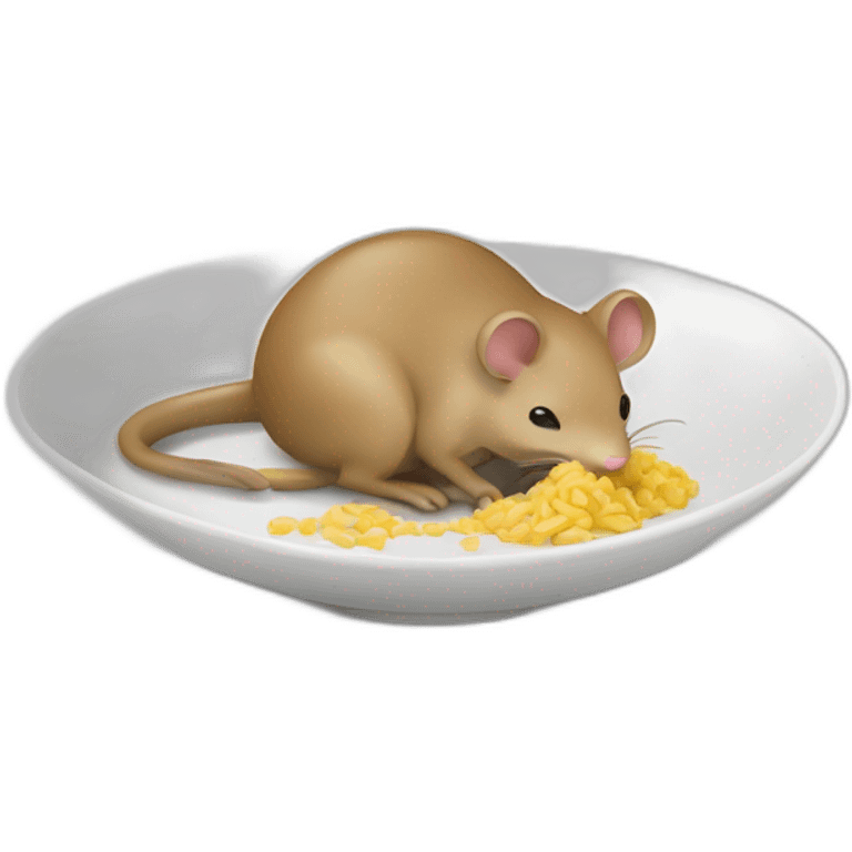 Un chinois qui mange une souris emoji