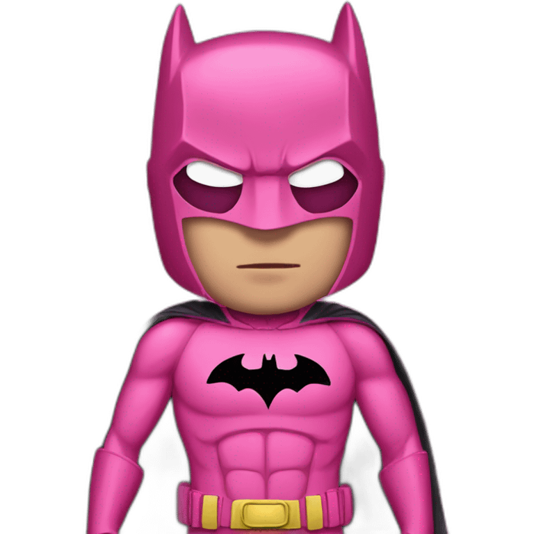 Pink Batman emoji