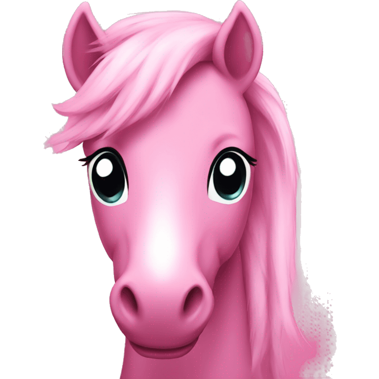 Pink pony  emoji