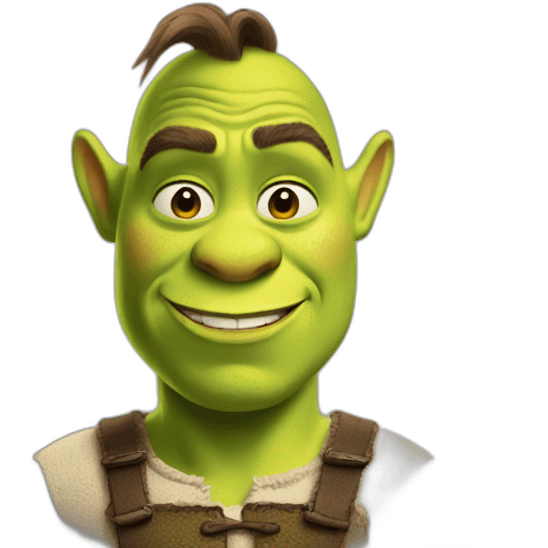 handsome shrek emoji