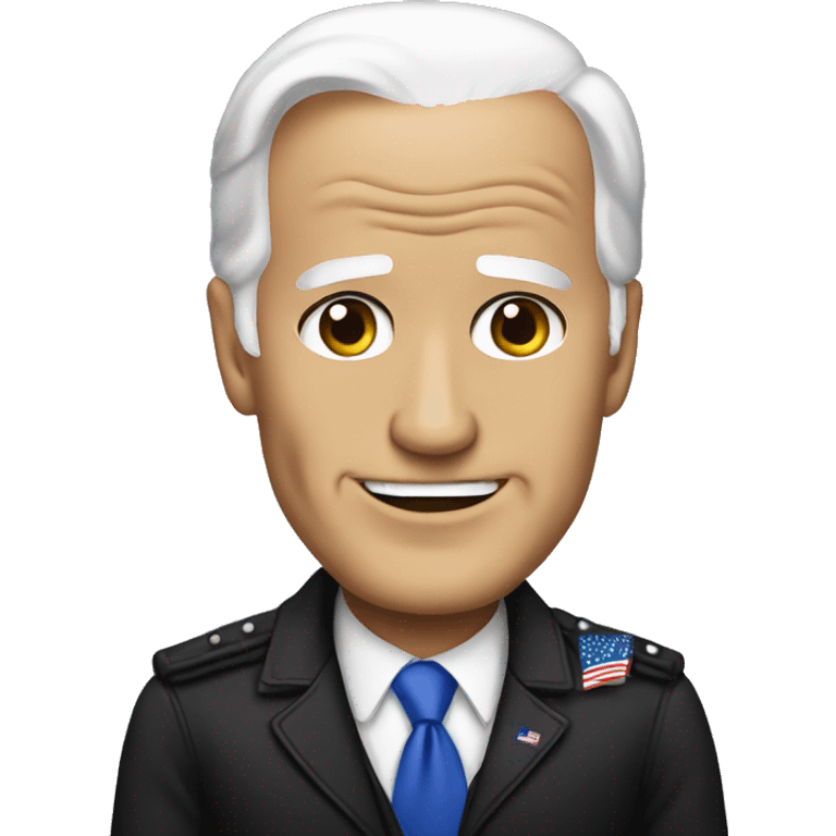 Joe Biden in emo costume  emoji