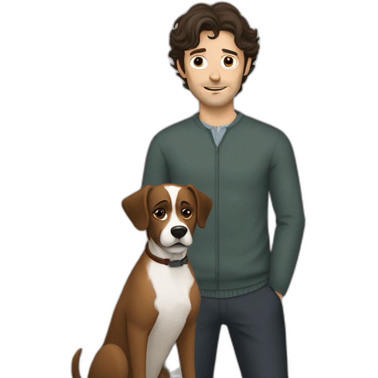 Will graham with a dog emoji