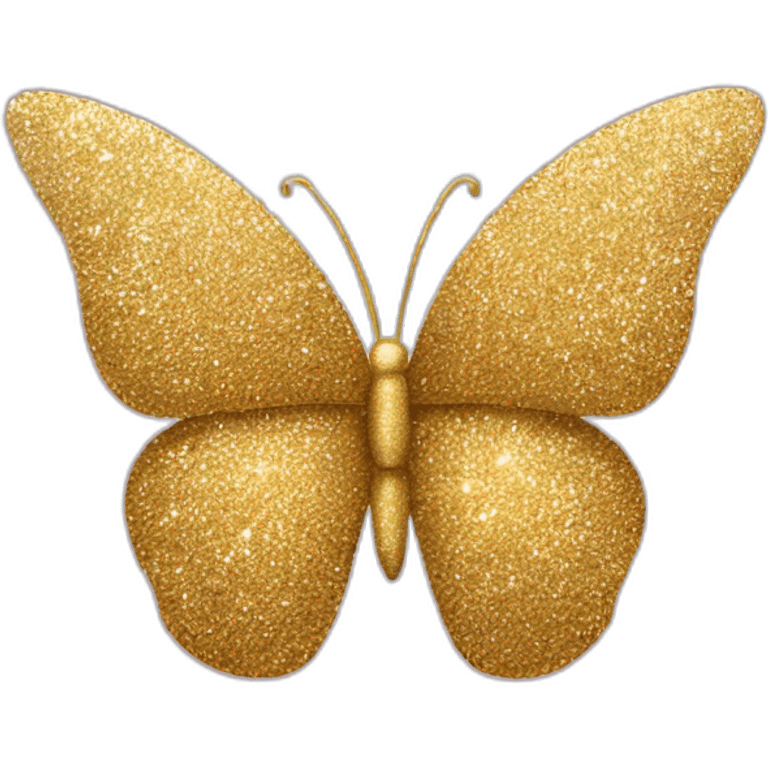 gold-glitter-butterfly emoji