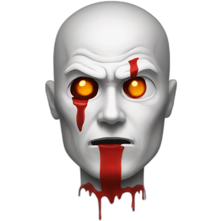 Dead bloodshot emoji