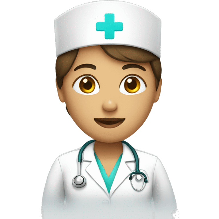 Person with nurse hat emoji