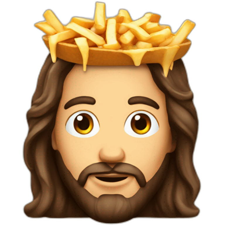 poutine avec jesus emoji