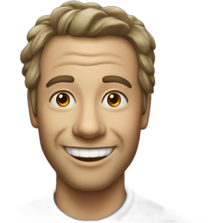 Un sourire malicieux en coin emoji