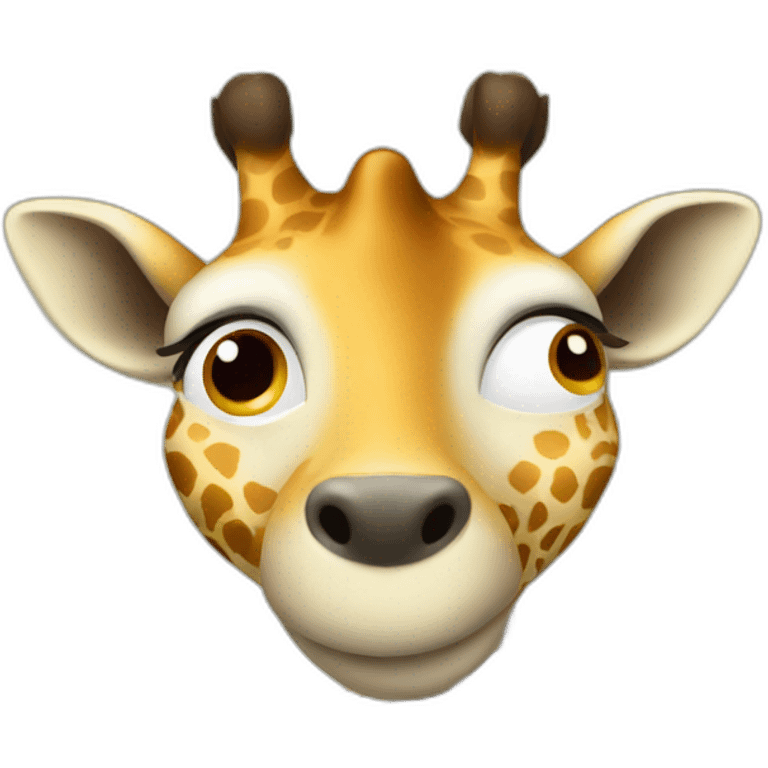 girafe having fun emoji