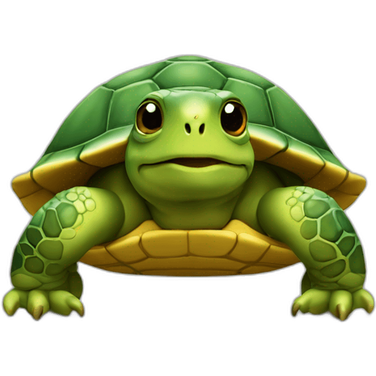 Tortue jaune emoji