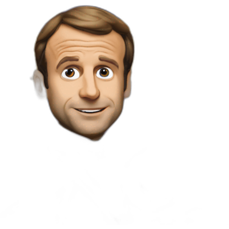 greedy macron emoji