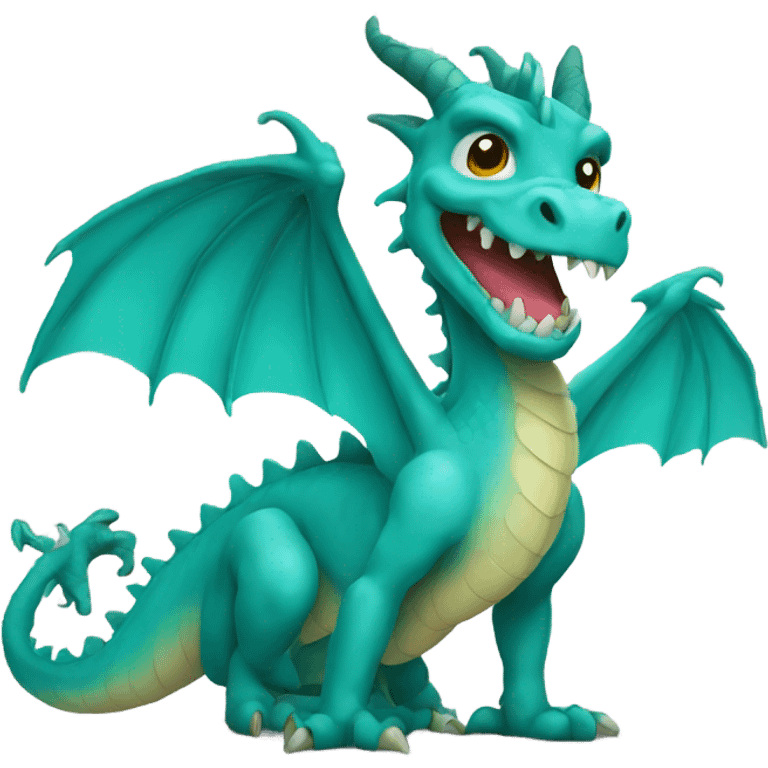 cyan dragon emoji