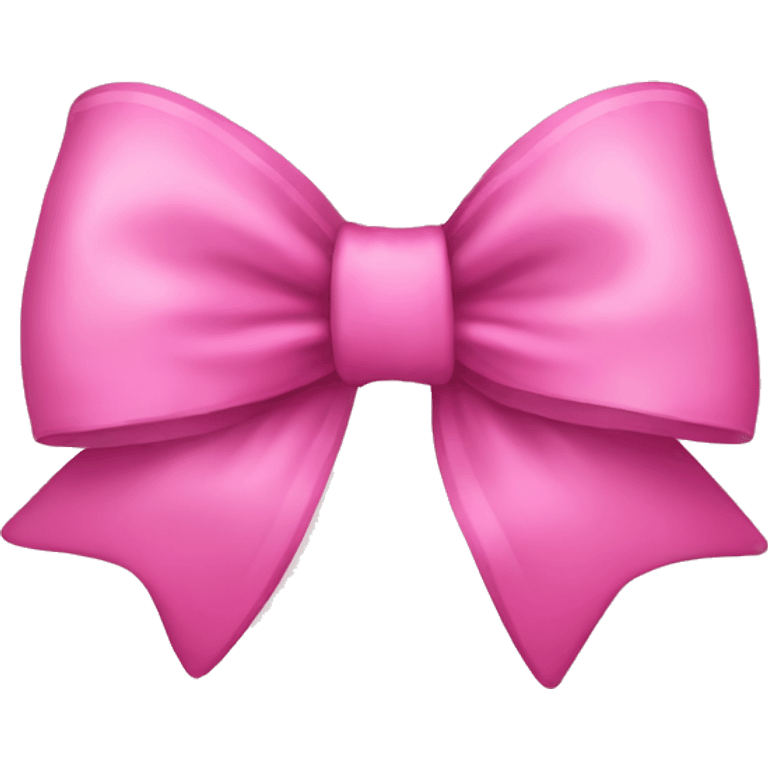 pink girly bow emoji