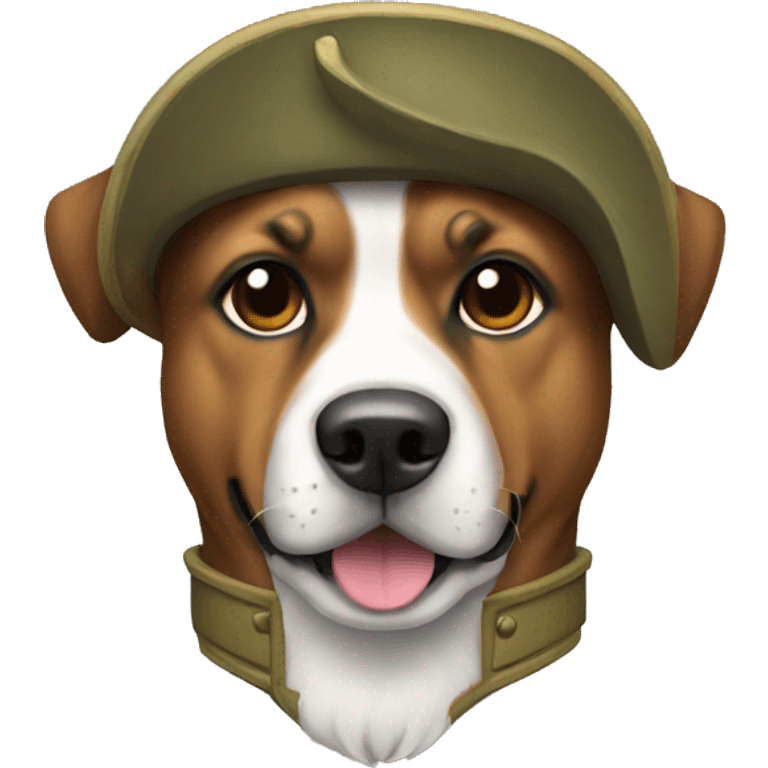 A dog soldier  emoji