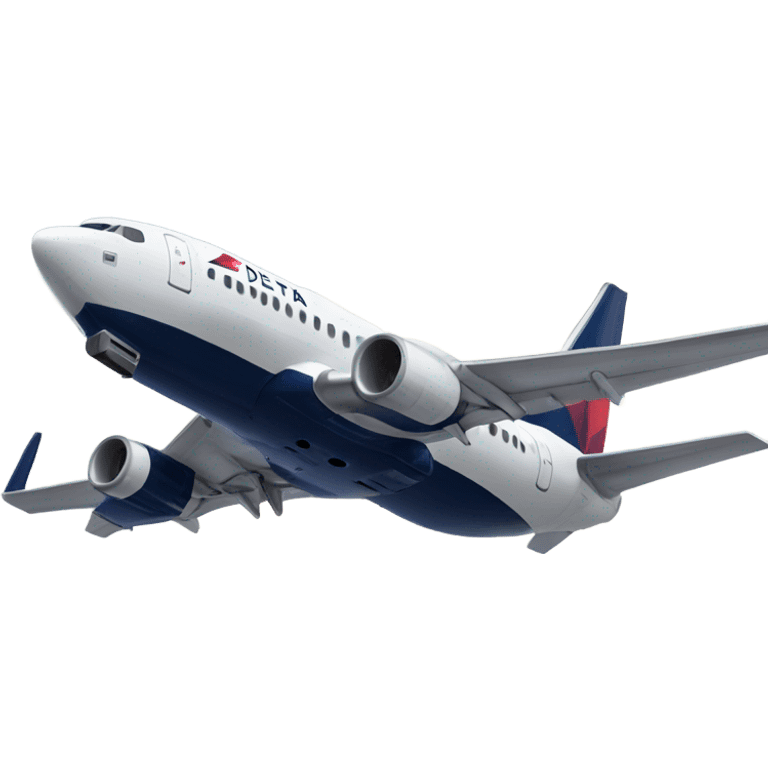 Delta airlines Boeing 737 emoji