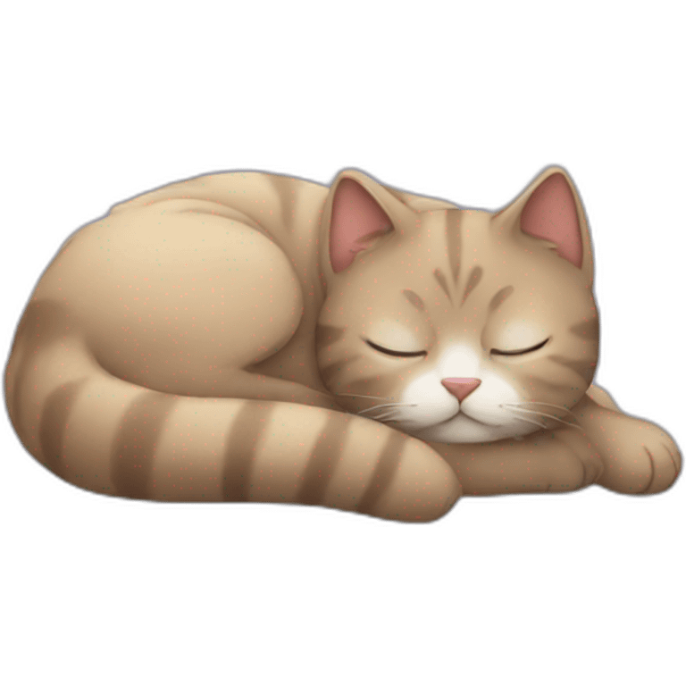 Sleep cat emoji