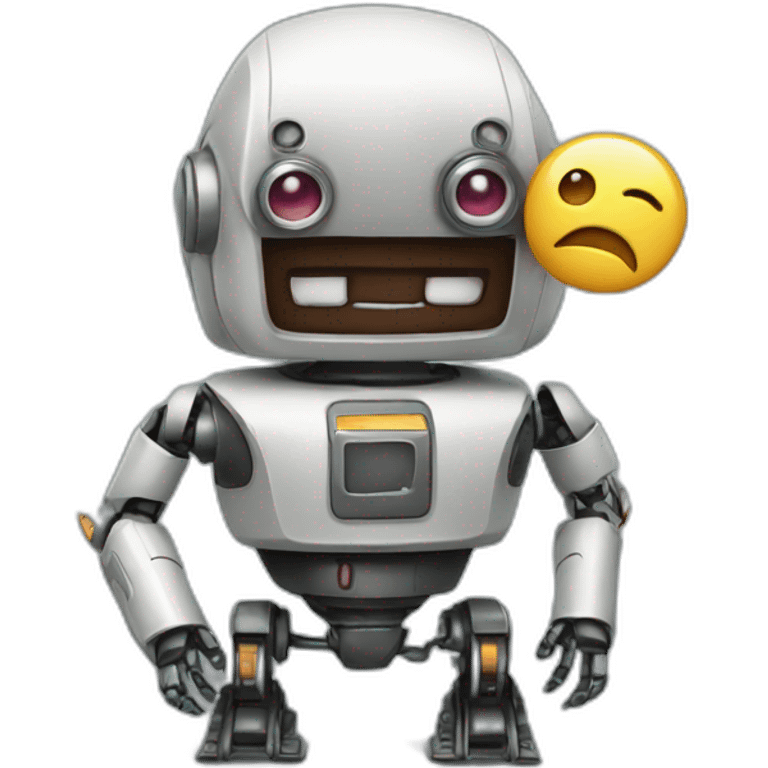 a Naughty robots emoji