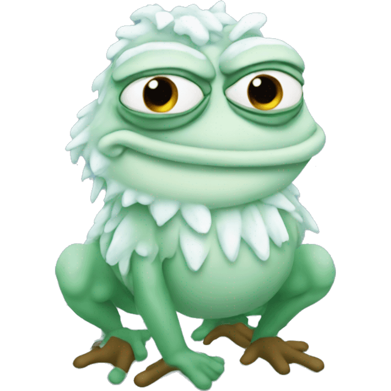 pepe from with frost  emoji