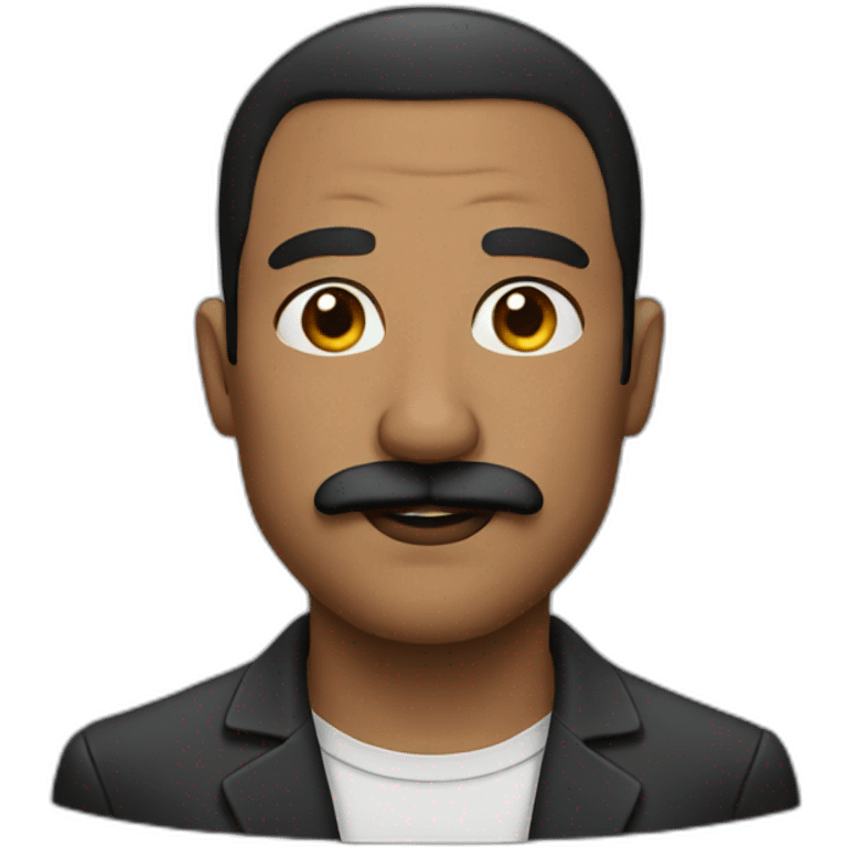 Man with a black mustache emoji