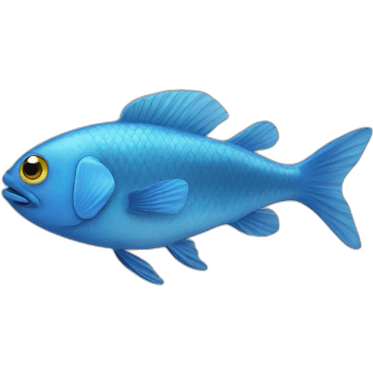 blue fish emoji