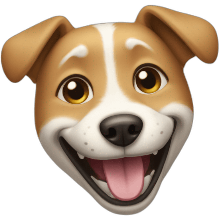 Laughing dog  emoji