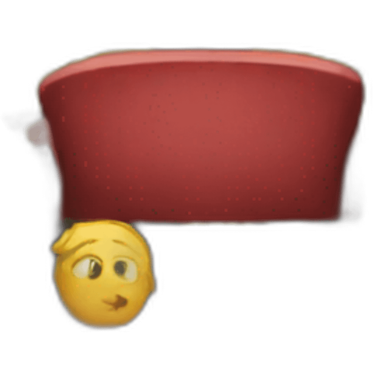 Watching movie emoji