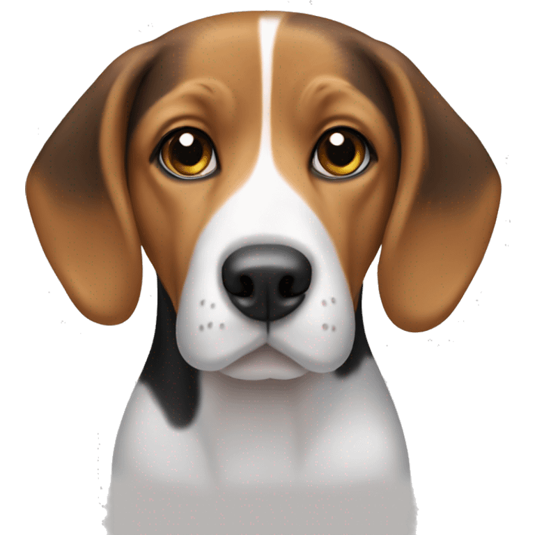 Beagle tri color emoji