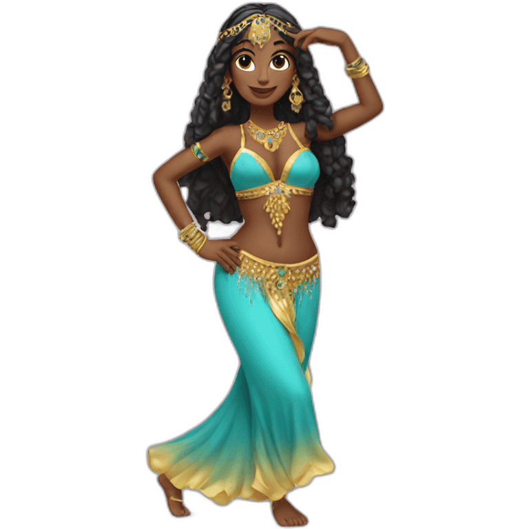 Belly dancer emoji