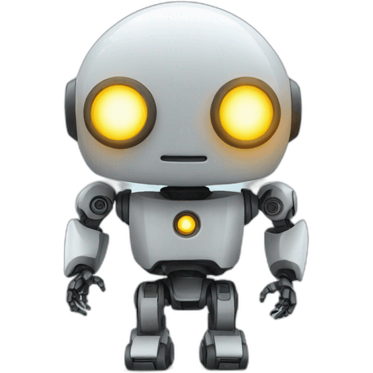 ki robot with a light emoji