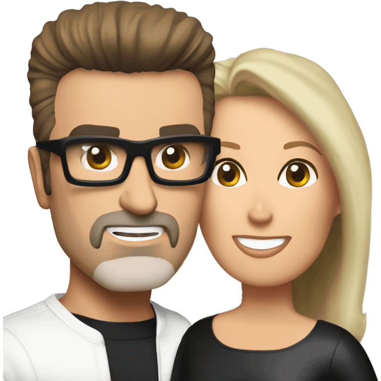 George michael and Lynne Thom emoji