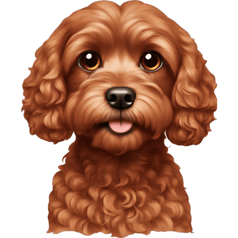 Reddish Brown Cavapoo emoji