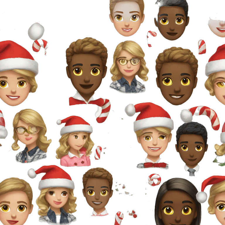 Preppy christmas emoji