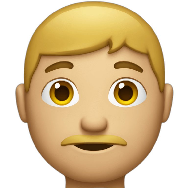 man with coover with question mark face emoji